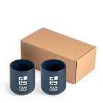 Set of 2 matte finish ceramic mugs, 280ml Home main view