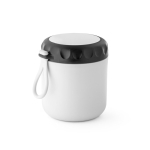 Double-walled plastic thermal container, 380 ml white colour