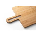 Bamboo chopping and serving board with handle, Tasty natural colour third view