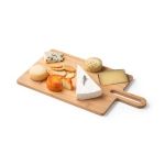 Bamboo chopping and serving board with handle, Tasty natural colour fourth view