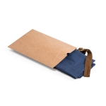 Canvas cotton apron with metallic details, 300 g/m2 blue colour fifth view