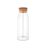 Large bottle made of borosilicate glass, 1 L natural colour