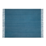 Soft acrylic blanket, 270 g/m2 blue colour second view