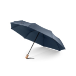 Umbrella with automatic windproof opening and closing Ø94 blue colour first view