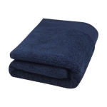 Soft and thick cotton towel, 50x100cm, 550 g/m² navy-blue colour