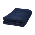 Cotton bath towel, 70x140cm, 550 g/m² navy-blue colour