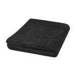 Sustainable cotton towel, 100x180cm, 550 g/m² black colour