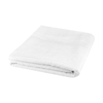 Sustainable cotton towel, 100x180cm, 550 g/m² white colour