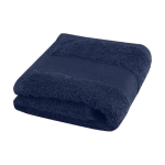 Cotton hand towel, 30x50cm, 450 g/m² in colours navy-blue colour