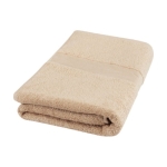 Cotton bath towel, 70x140cm, 450 g/m² beige colour