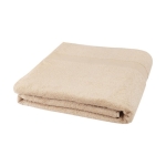 Eco cotton towel, 100x180cm, 450 g/m² beige colour