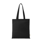 Organic cotton tote bag in colour, 140 g/m² black colour