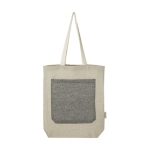 Recycled cotton bag with pocket, 150 g/m² multicolour colour