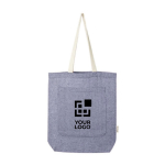 Recycled cotton bag with pocket, 150 g/m²