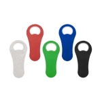 Colourful wheat straw bottle opener royal blue colour