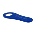 Colourful wheat straw bottle opener royal blue colour