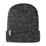 Reflective winter beanie with fold-up edge