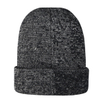 Reflective winter beanie with fold-up edge