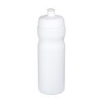 Large-capacity sports bottle with spout, 650 ml white colour