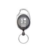 Original plastic carabiner keyring with extendable clip