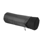 Fleece blanket with case, 200 g/m² black colour