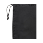 Fleece blanket with case, 200 g/m² black colour