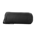 Fleece blanket with case, 200 g/m² black colour