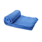 Fleece blanket with case, 200 g/m² blue colour