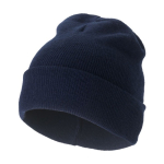 Elegant winter hat navy-blue colour