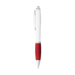 Cheap pen with black ink red colour