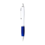 Cheap pen with black ink royal blue colour