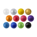 Classic stress ball in various colours silver colour