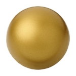 Classic stress ball in various colours gold colour