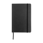 Notebook with pocket, A5 lined black colour