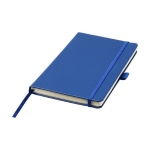 Notebook with pocket in colours, A5 lined blue colour