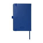 Notebook with pocket in colours, A5 lined blue colour