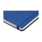 Notebook with pocket in colours, A5 lined blue colour