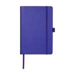 Notebook with pocket in colours, A5 lined purple colour