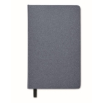 Eco notebook with plant seeds and lined recycled paper, A5 blue colour second view