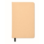 Eco notebook with plant seeds and lined recycled paper, A5 beige colour second view