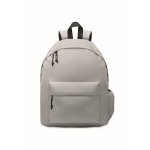 Simple backpack made of RPET polyester in various colours grey colour second view