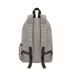 Simple backpack made of RPET polyester in various colours grey colour third view