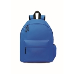 Simple backpack made of RPET polyester in various colours royal blue colour second view