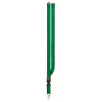 Lanyard with removable buckle and safety lock green colour sixth view