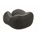 Travel pillow with neck support & adjustable pouch dark grey colour second view