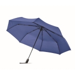 Foldable automatic windproof umbrella for promotions, Ø 119 royal blue colour third view