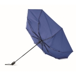 Foldable automatic windproof umbrella for promotions, Ø 119 royal blue colour fourth view