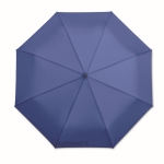 Foldable automatic windproof umbrella for promotions, Ø 119 royal blue colour sixth view