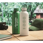 Double-walled leak-proof steel thermos bottle, 500 ml green colour main ambient view