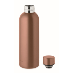 Double-walled leak-proof steel thermos bottle, 500 ml russet colour second view